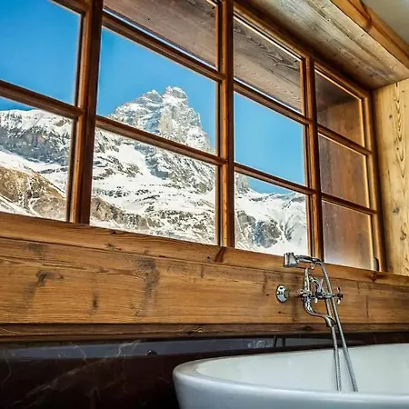 Contact Us At What App - 0041-798-079-427 To Book!! - Luxury Ski Chalet In Cervinia - Private Pool-spa Villa *